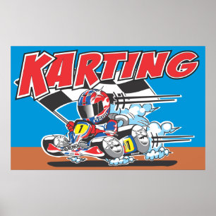 Gå till Karting Poster