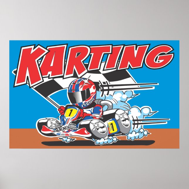 Gå till Karting Poster (Framsidan)