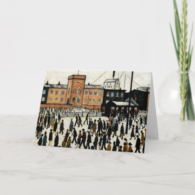 Gå till L.S Lowry-jobb Kort (Framsida)