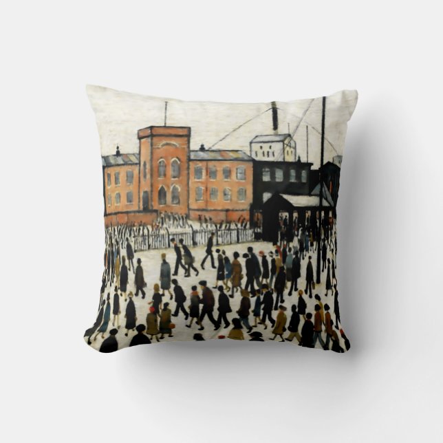 Gå till L.S Lowry-jobb Kudde (Framsida)