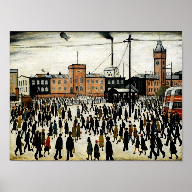 Gå till L.S Lowry-jobb Poster (Framsidan)