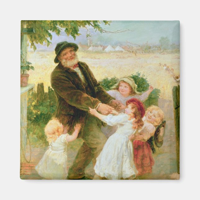 Gå till mässan magnet (Framsidan)