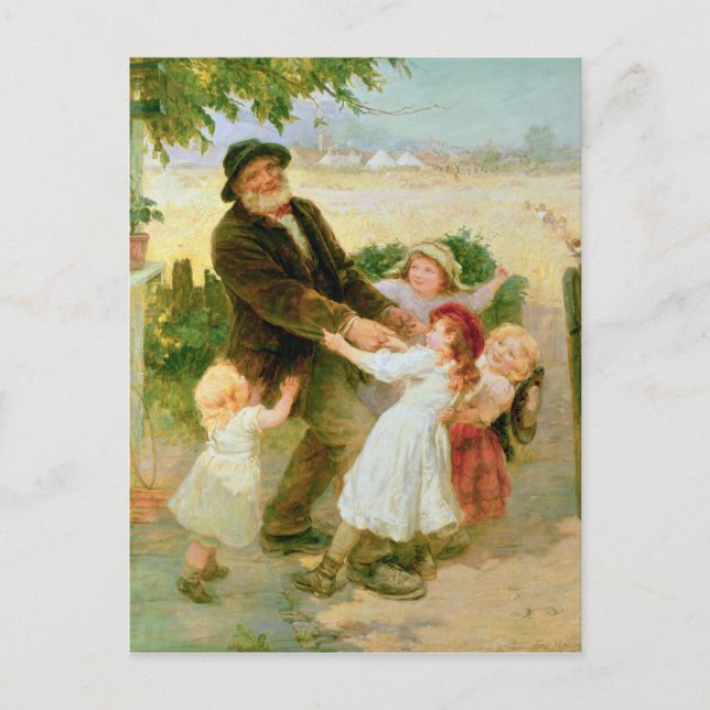 Gå till mässan vykort (Framsida)