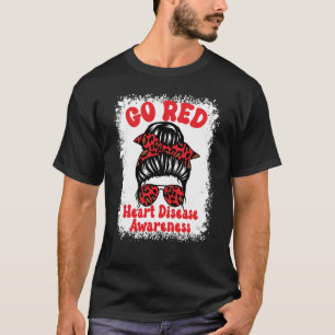Gå till medvetenhet om röda hjärtsjukdomar Vi Bäro T Shirt