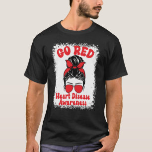 Gå till medvetenhet om röda hjärtsjukdomar Vi Bäro T Shirt