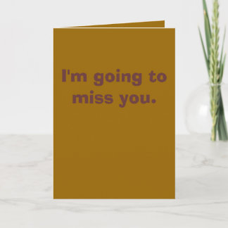 Gå till Miss You Card Kort