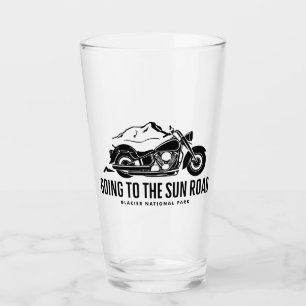 Gå till motorcykeln i motorvägen Sol Montana Glaskopp