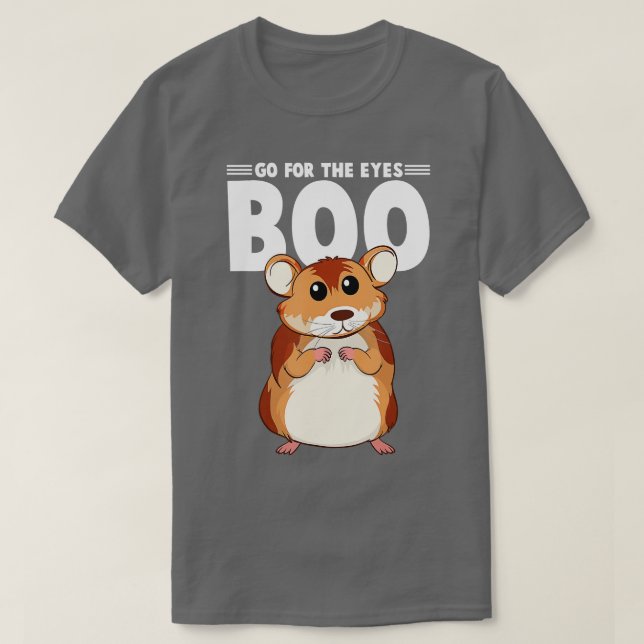 Gå till Öga Boo Hamster Guinea-gåvor Kvinnor i Gri T Shirt (Design framsida)
