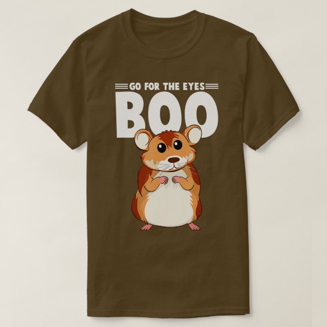 Gå till Öga Boo Hamster Guinea-gåvor Kvinnor i Gri T Shirt (Design framsida)