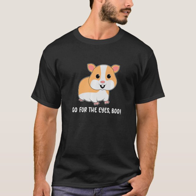 Gå till Öga Boo Hamster Hamster Owner Pet Pr. T Shirt (Framsida)