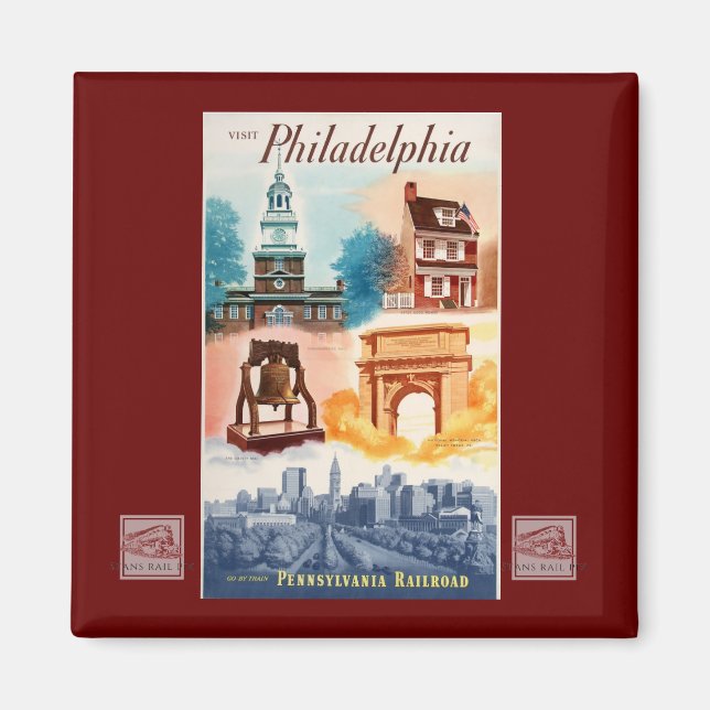 Gå till Philadelphia på PRR Magnet (Framsidan)
