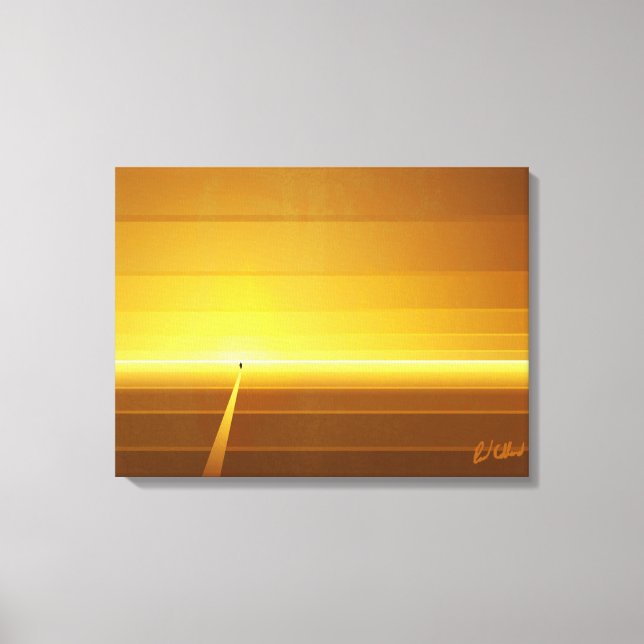 Gå till raden canvastryck (Framsida)