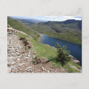 Gå till Snowdon, Englands högsta berg och Vykort