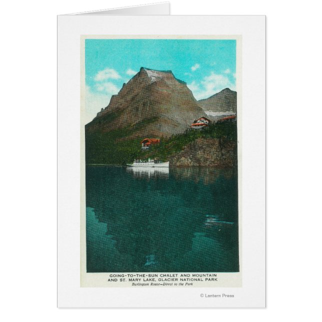 Gå till Sol Chalet-vyn Hälsningskort (Framsidan)