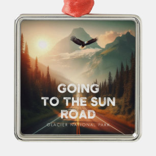 Gå till Sol Road Montana Eagle Julgransprydnad Metall