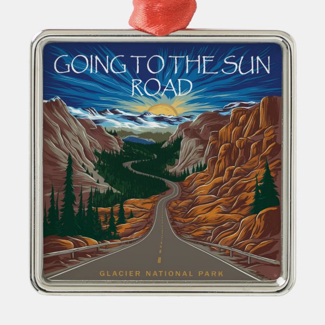 Gå till Sol Road Montana Vista Julgransprydnad Metall (Framsidan)