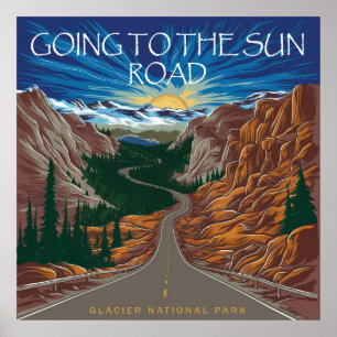Gå till Sol Road Montana Vista Poster