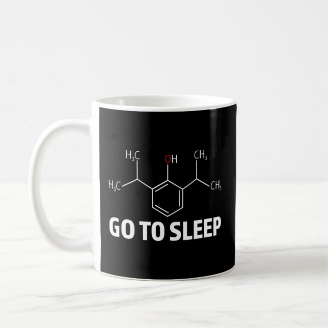 Gå till sömnanestesiolog Crna Anestesi Kaffemugg (Vänster)