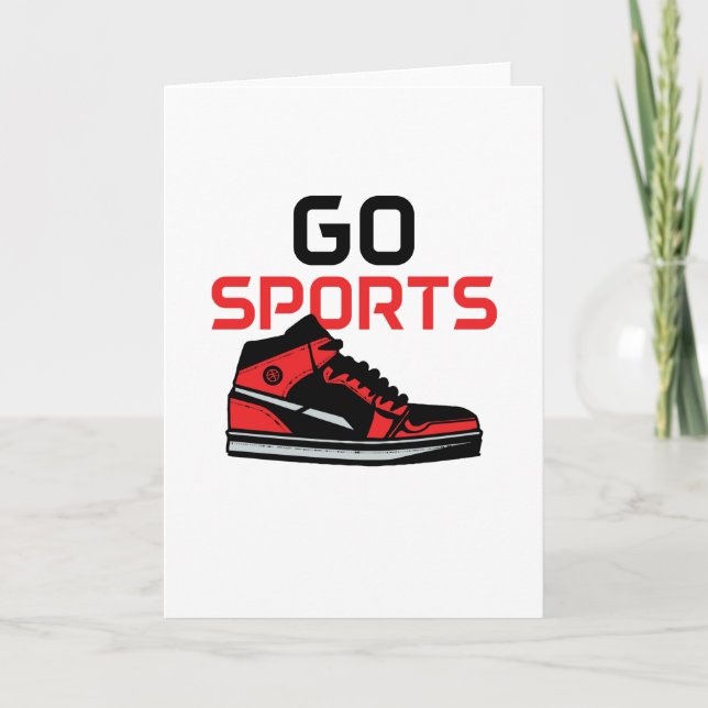 Gå till sport kort (Framsida)