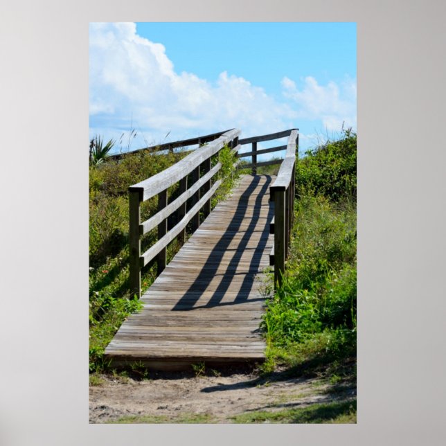 Gå till stranden poster (Framsidan)