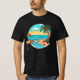 Gå till stranden t shirt