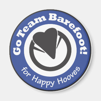 Gå till Team Barefoot! Magnet