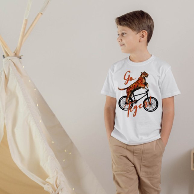 Gå till tigercykel t shirt (Skapare uppladdad)