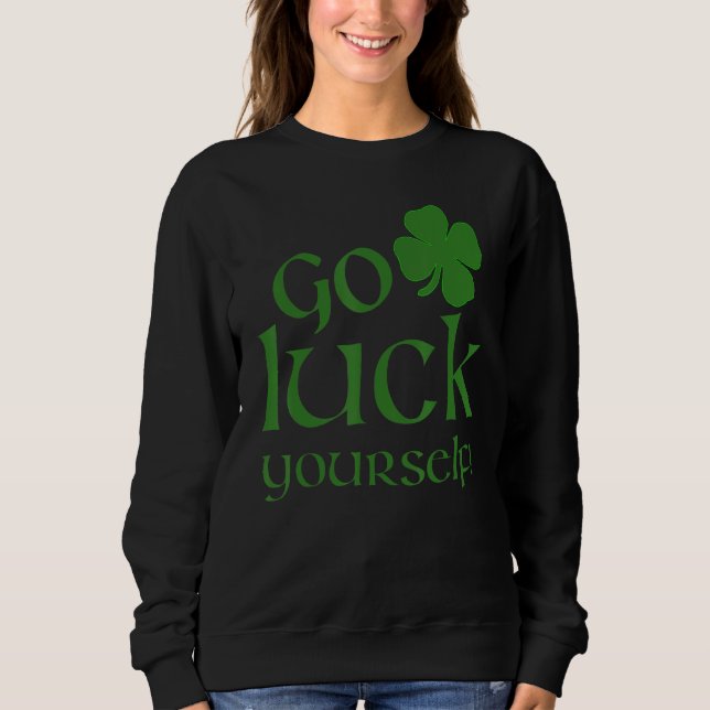 Gå till Tur Yourself Funny St Patrick's Paddys Dri T Shirt (Framsida)