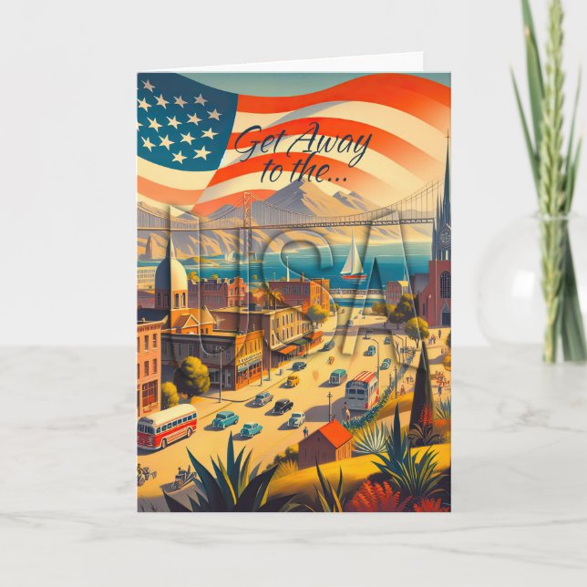 Gå till USA Kort (Framsida)
