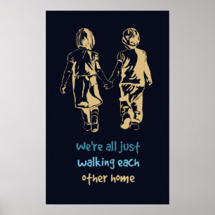 Gå till varandras inspirationsoffert för hemmet poster