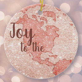Gå till världsjulen Ro Guld Glitter Rosa vid  Julgransprydnad Keramik