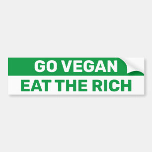Gå till Vegan och ät Riken Bildekal