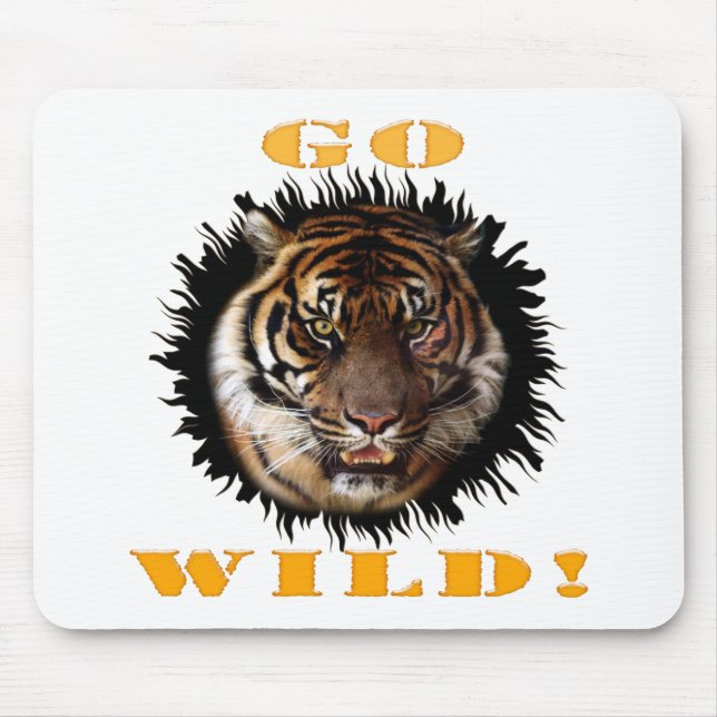 Gå till Vild Tiger Musmatta (Framsidan)