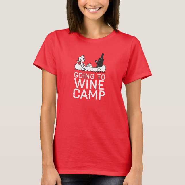 Gå till Vin Camp - Canoe Tee Shirt (Framsida)