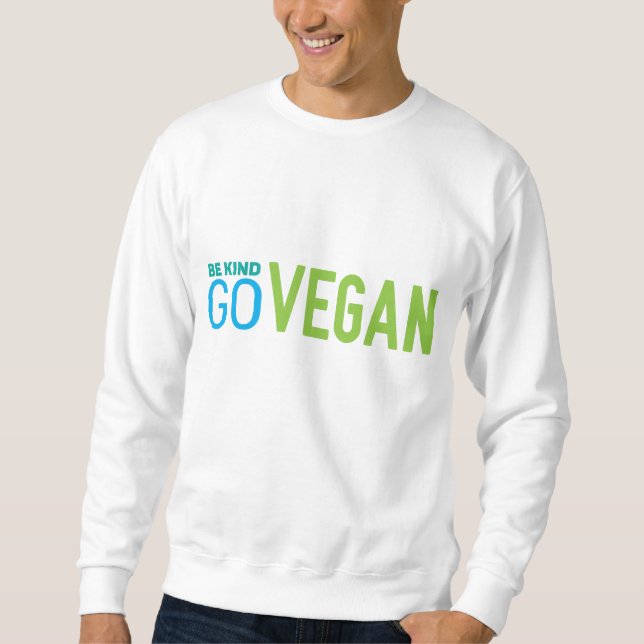 gå till vit vegan Manar Lång Ärmad Tröja (Framsida)