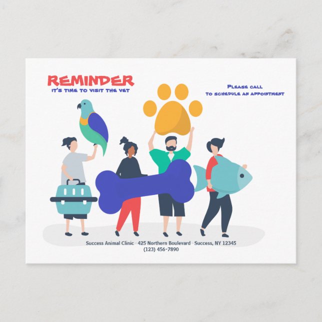 Gå till vykortet för Möte påminnelse Vykort (Framsida)