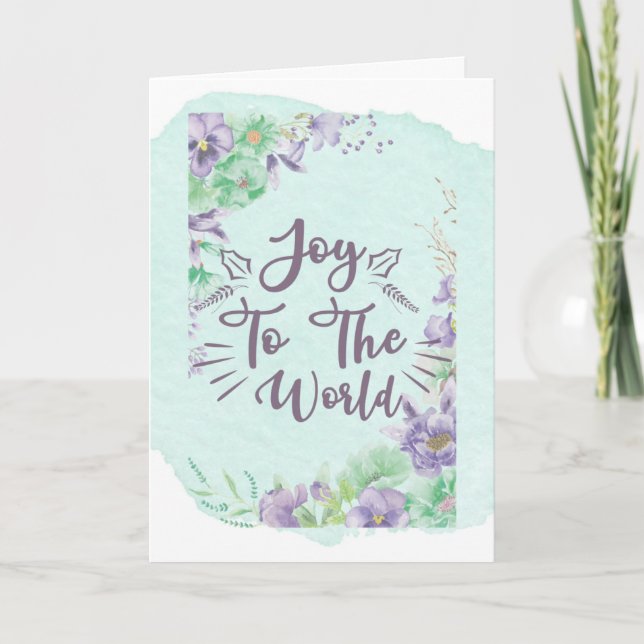 Gå till World Blank Helgdag Card Helgkort (Framsida)