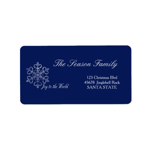 Gå till World Helgdag Address Label Adressetikett (Framsidan)