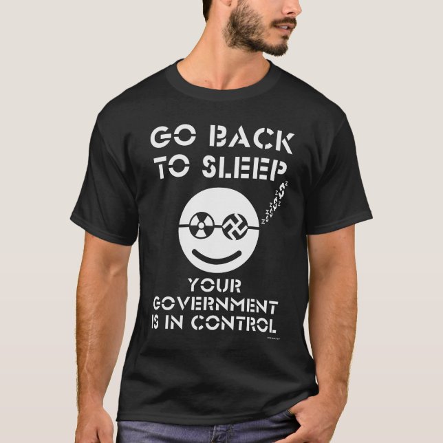 Gå tillbaka att sova t-shirt (Framsida)