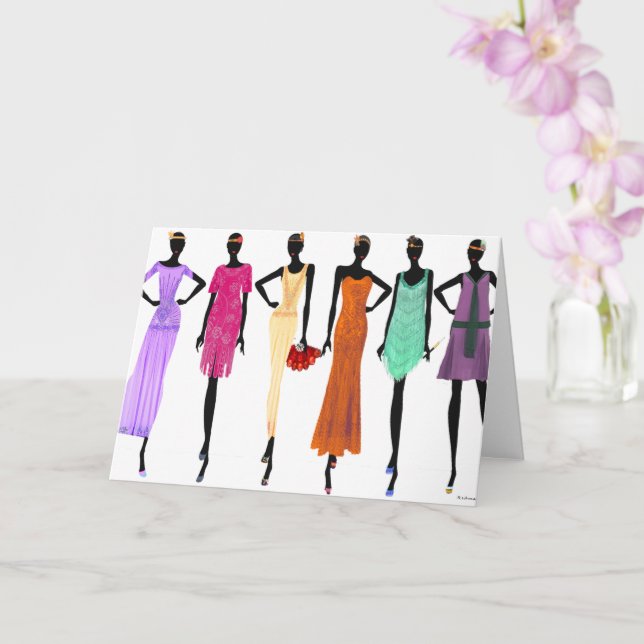 "Gå tillbaka i tiden, skina i nuet." Kort (Orkide)