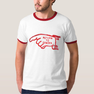 Gå tillbaka till avsändaren t-shirt