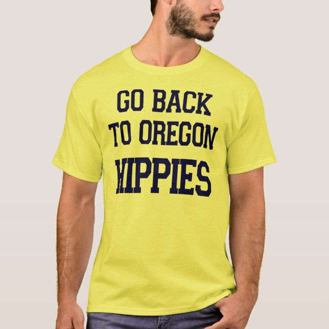 Gå tillbaka till den Oregon skjortan T-shirt (Framsida)