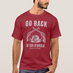 Gå tillbaka till Kaliforniens Konservativ Republic T Shirt
