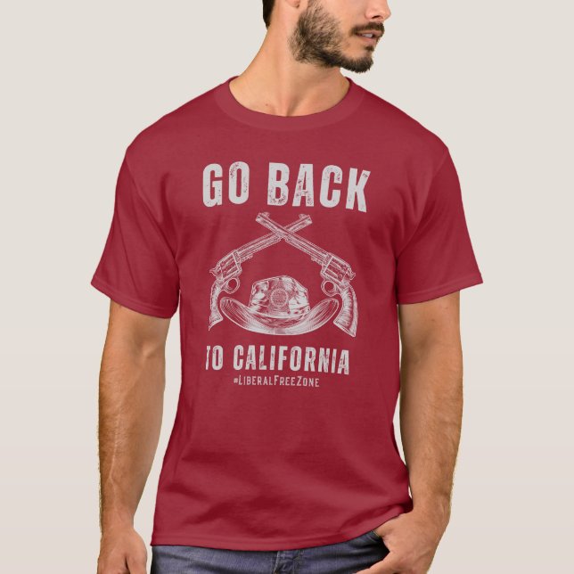 Gå tillbaka till Kaliforniens Konservativ Republic T Shirt (Framsida)