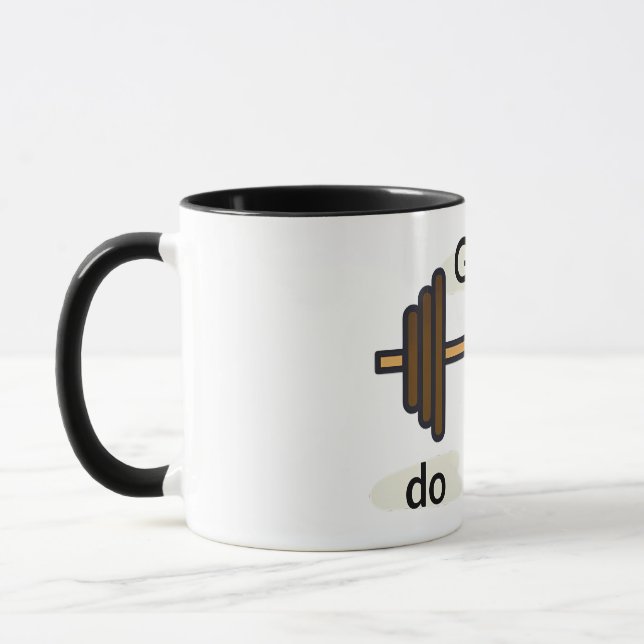 Gå Tillväga Motivational Typography  Mugg (Vänster)