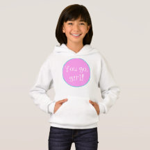 Gå, tjejen! Hoodie Sweatshirt
