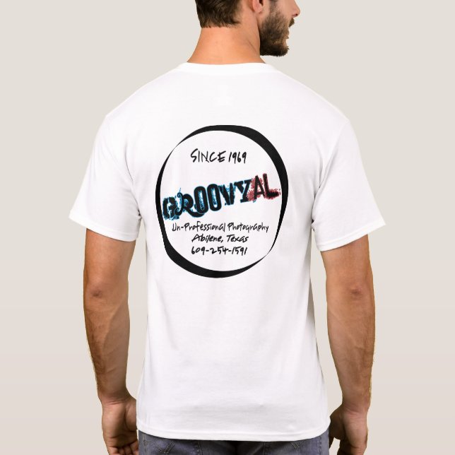 GA Un-Professionell-fotografi T-Shirt (Baksida)