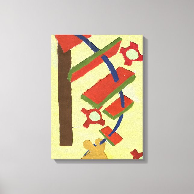 gå upp på stegen canvastryck (Framsida)