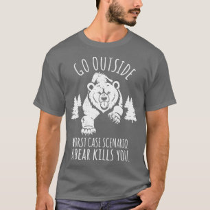 Gå ut och gå ut på det värsta scenariot i Fodral, T Shirt