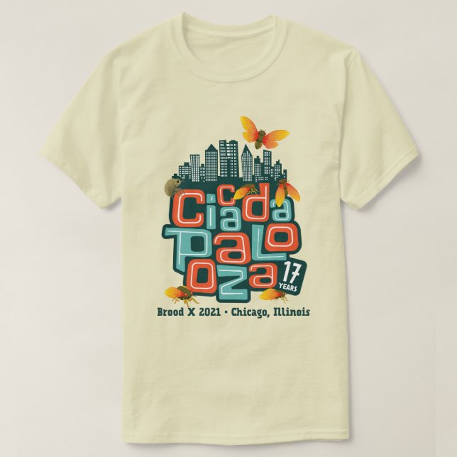 gå ut och skrika T-shirt (Design framsida)